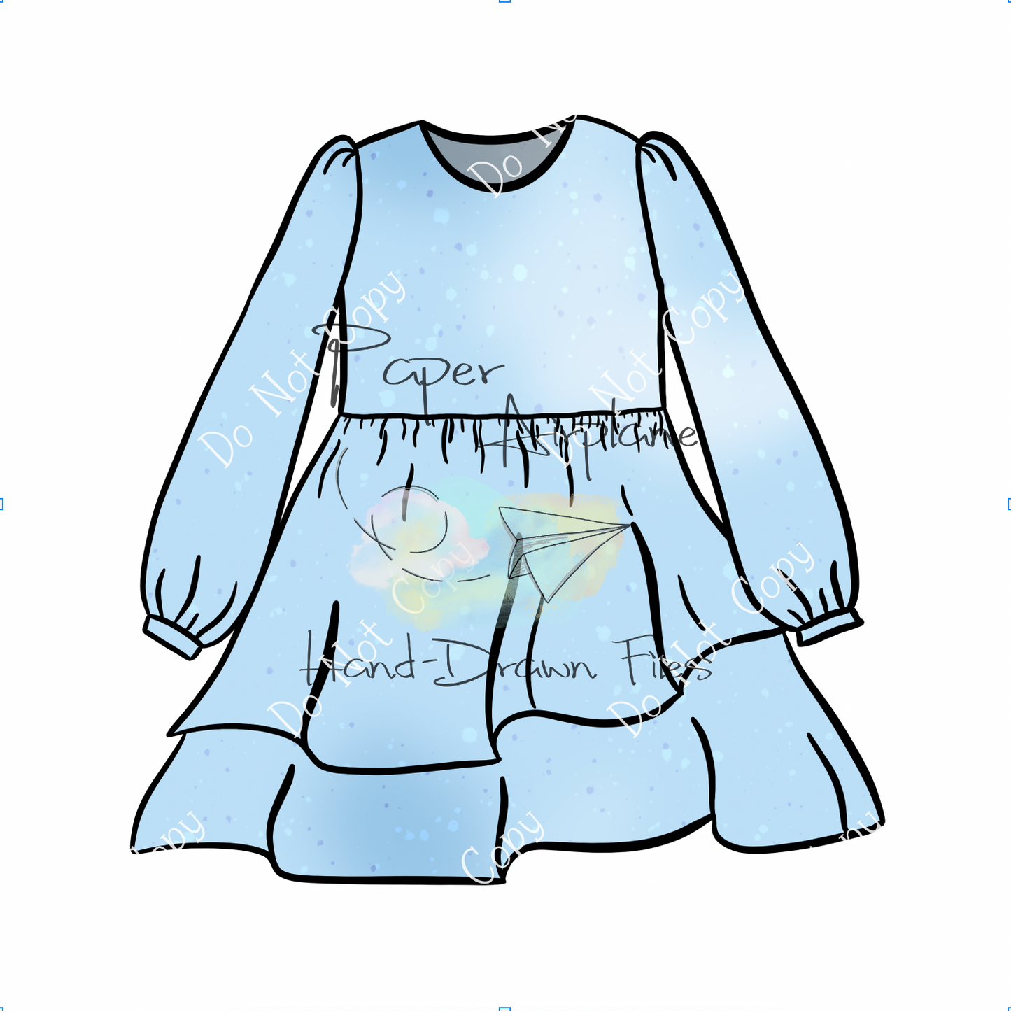 Dress Mockup (Lienz Long-Sleeve by Little Lizard King)
