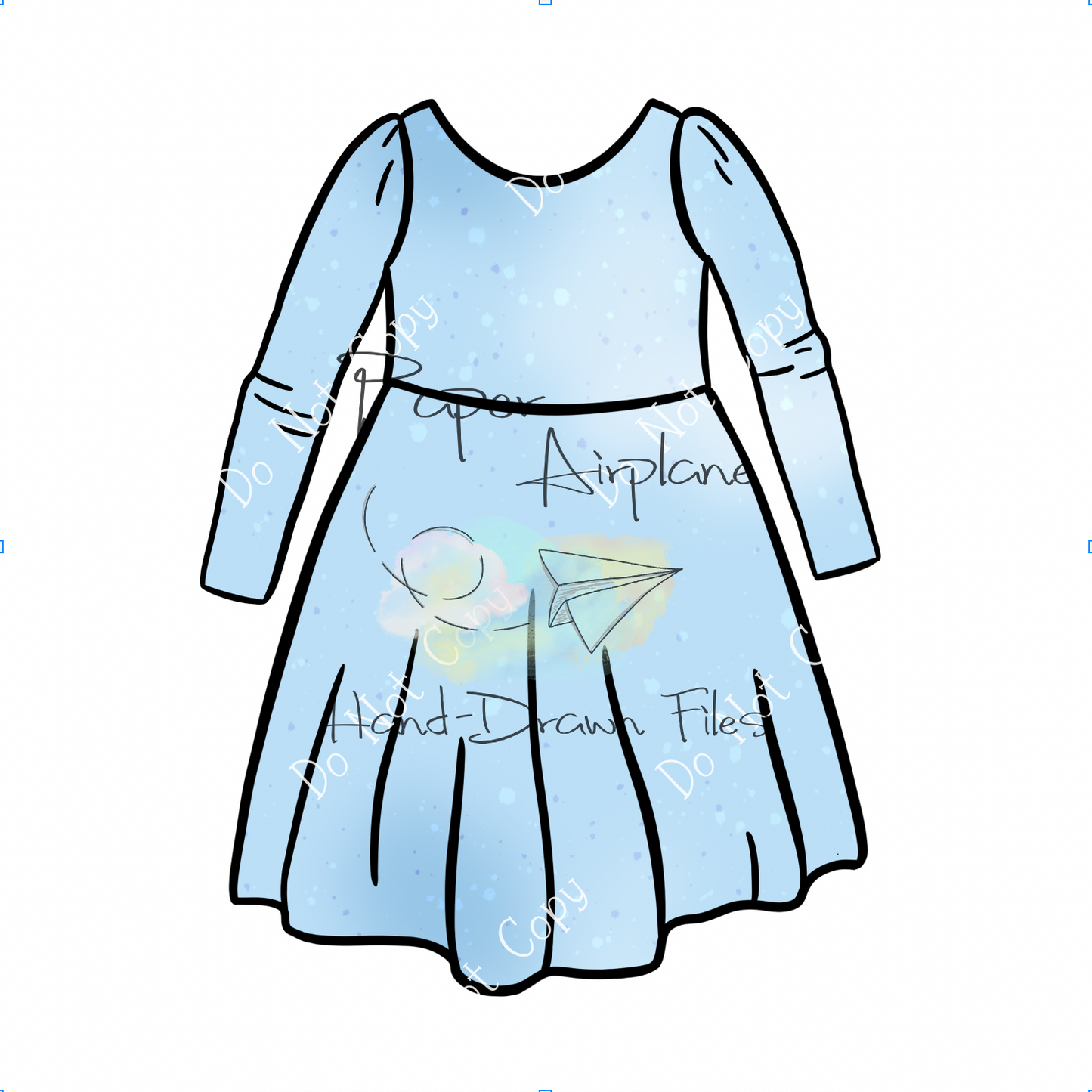 Dress Mockup (Brielle Long-sleeve by Sustainable Cloth Company)