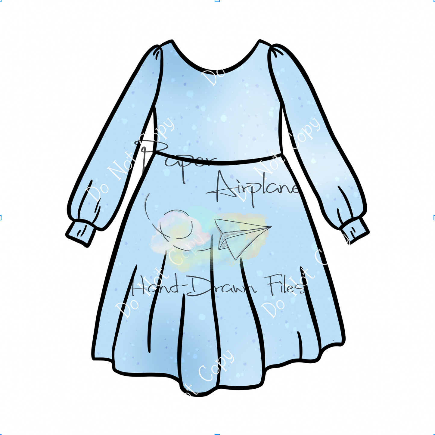 Dress Mockup (Brielle Bishop-sleeve by Sustainable Cloth Company)