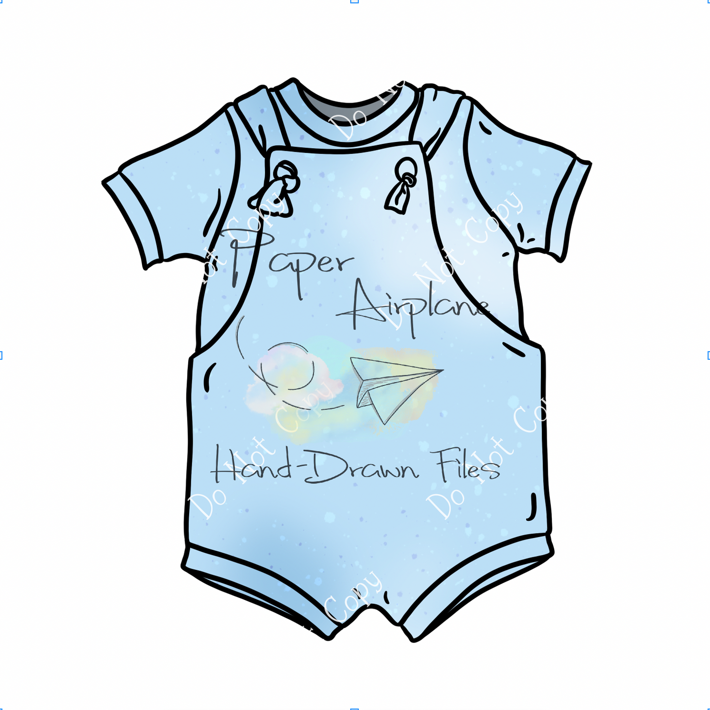 Outfit Mockup (Overalls Knotted w/ Shorties by LowlandKids & Ringer Tee by Brindille & Twig)