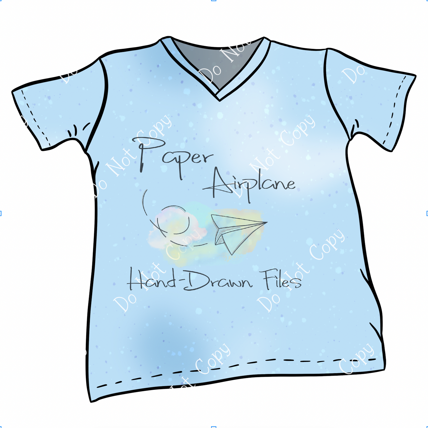 Shirt Mockup (Kids' Adventure V-neck Tee by Petite Stitchery)
