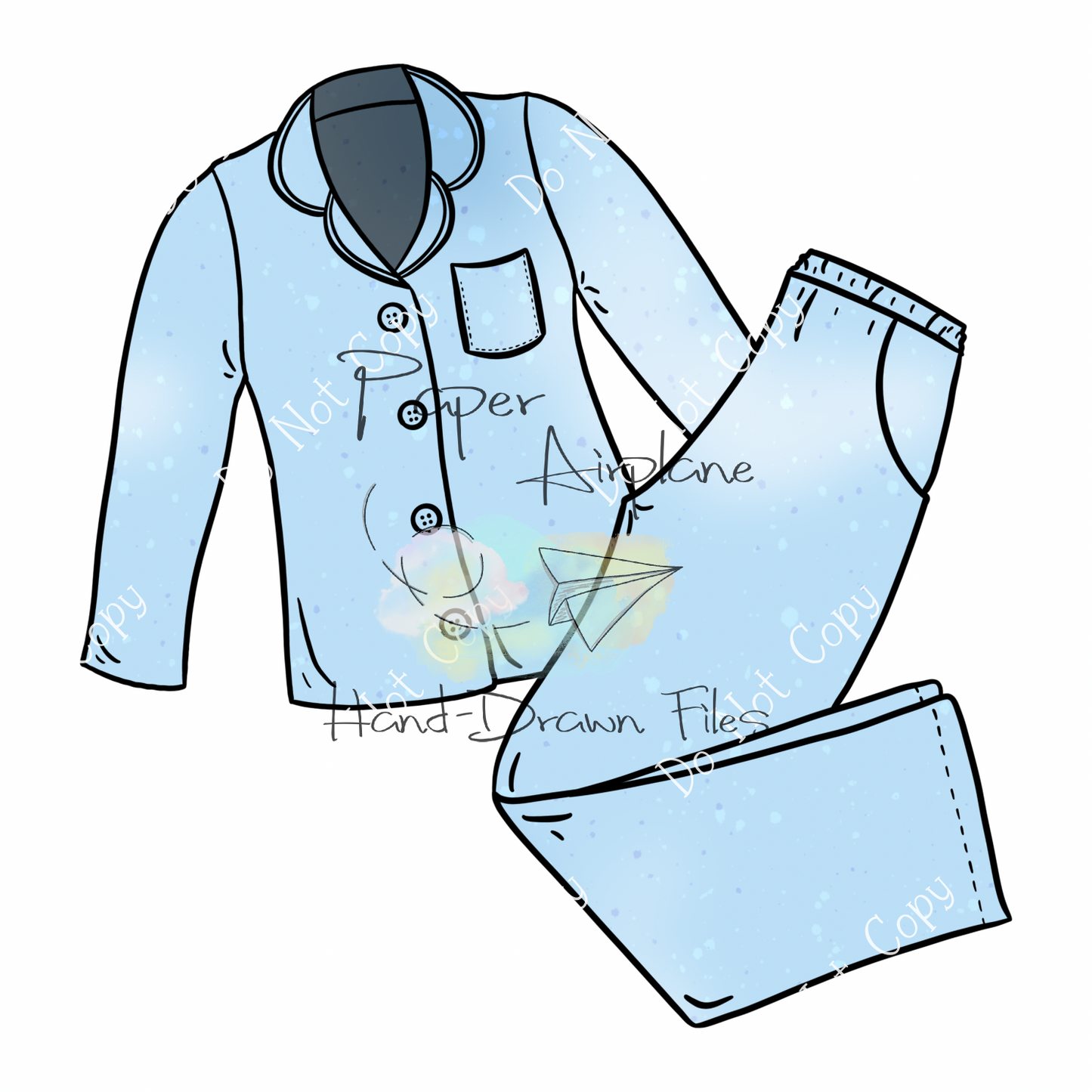 Pajamas Mockup (Family PJs by YouMakePatterns)