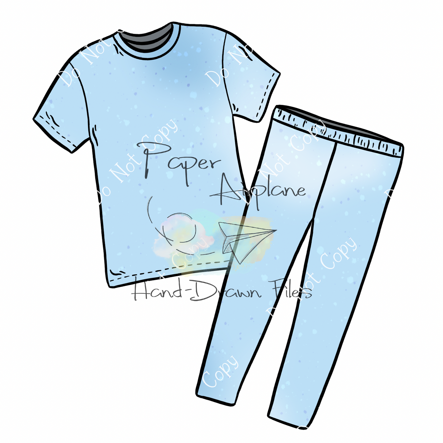 Outfit Mockup (Gildan Short-sleeve T-Shirt & Peg Legs by Patterns for Pirates)