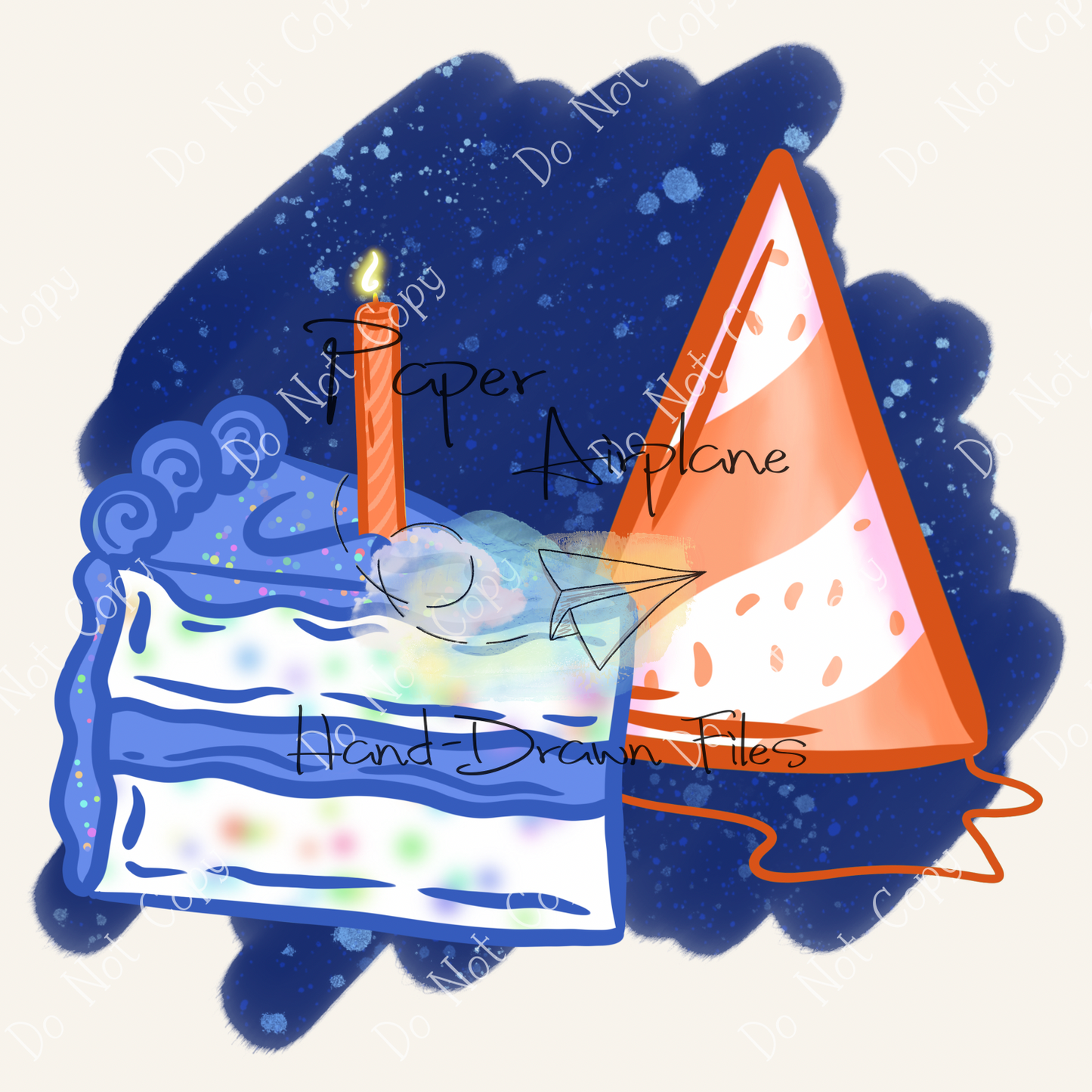 Birthday Party (Blue and Orange)