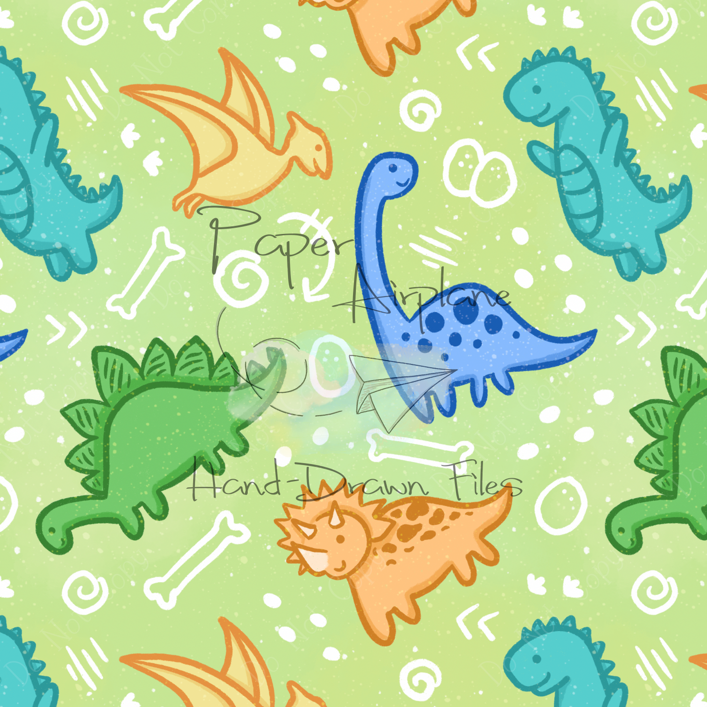 Dino Drawings (Gender Neutral)