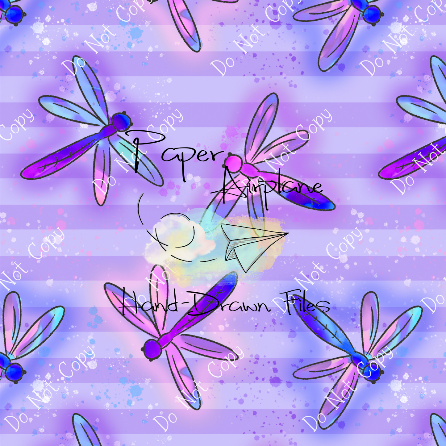 Dragonflies (Purple)