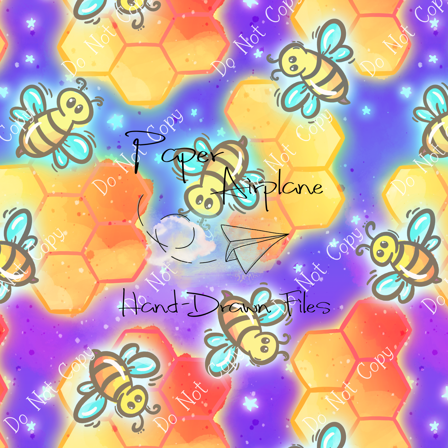 Glow Bees (Purple)