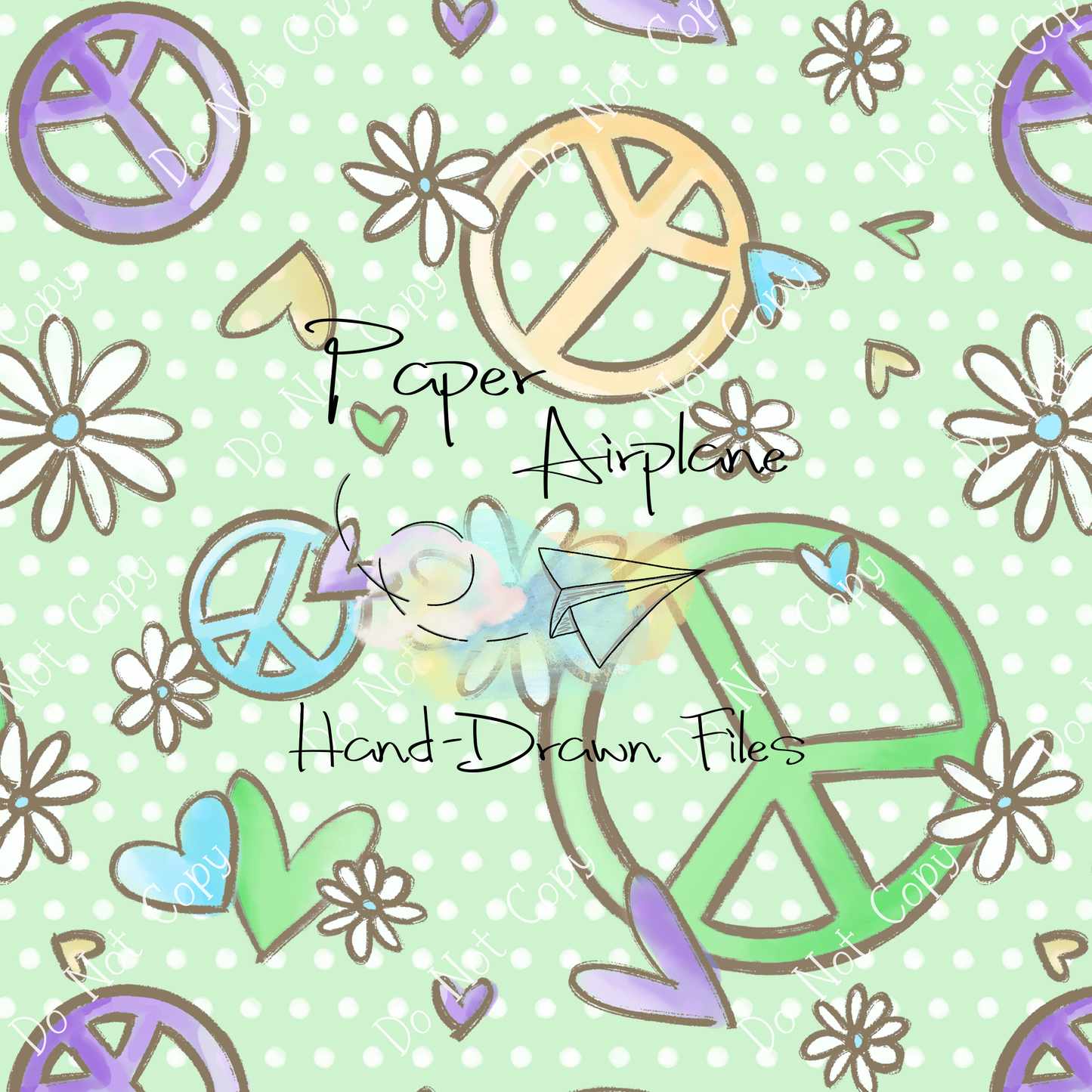 Peace Floral (Green)