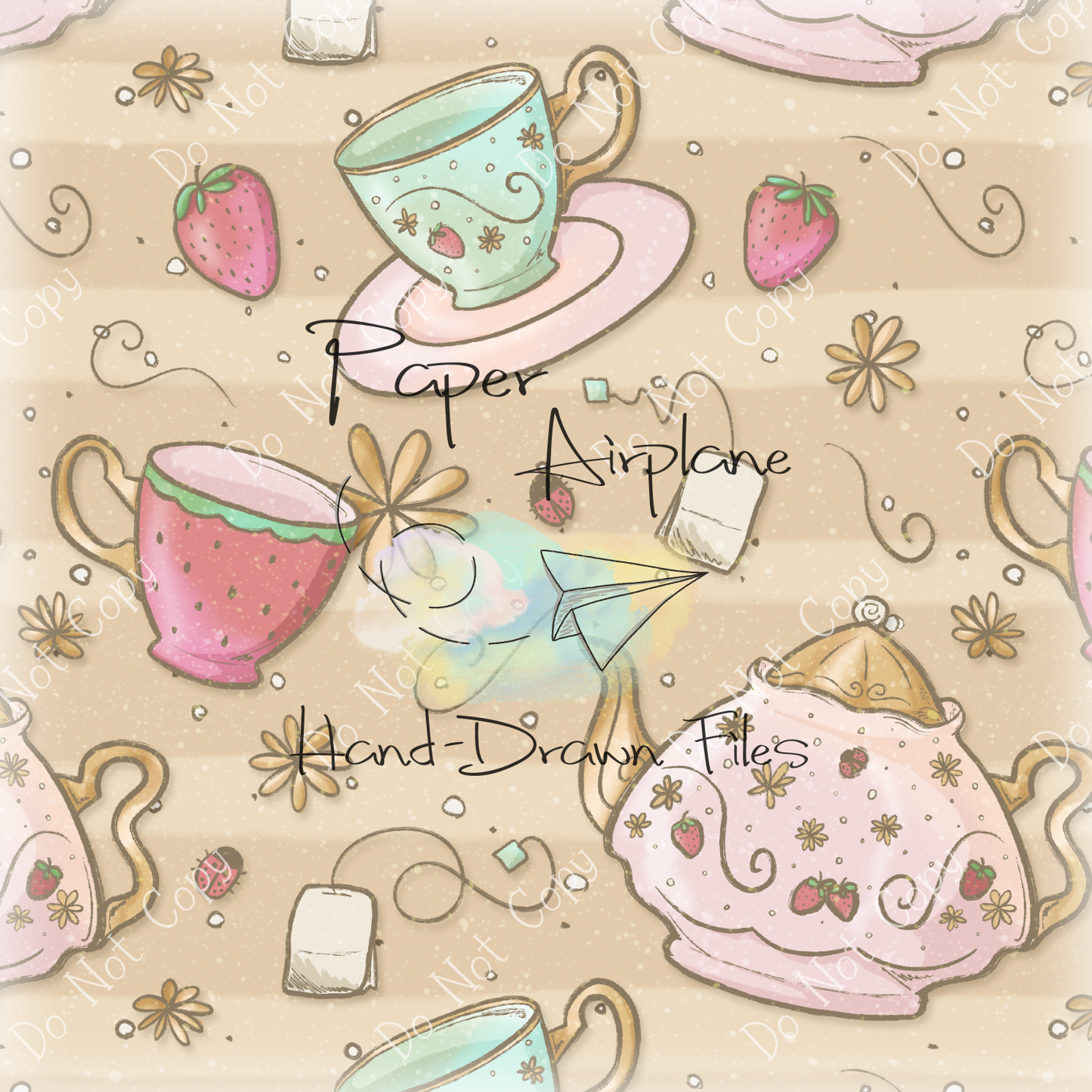 Strawberry Tea Party (Gold)