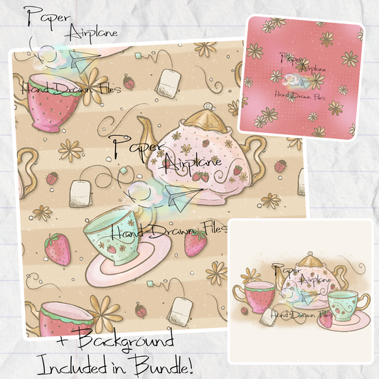Strawberry Tea Party (Gold)