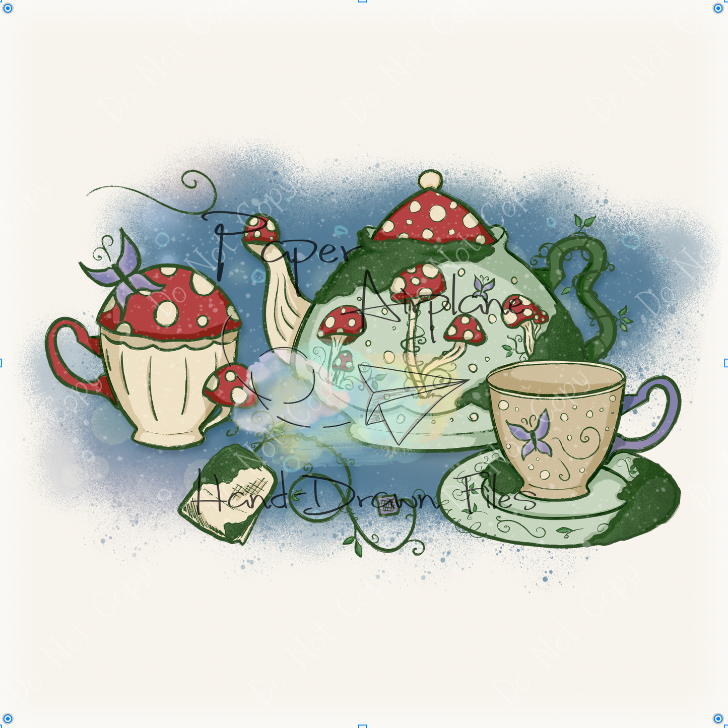 Garden Tea Party (Blue)