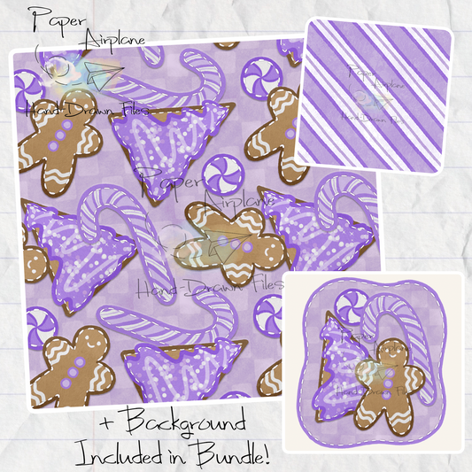 Christmas Treat Patches (Purple)