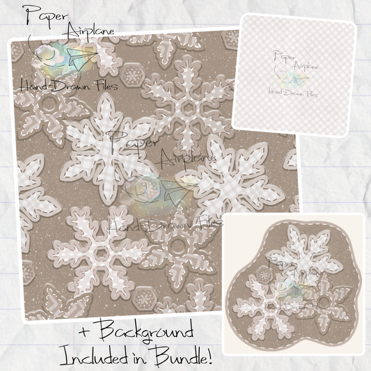 Snowflake Patches (Beige)