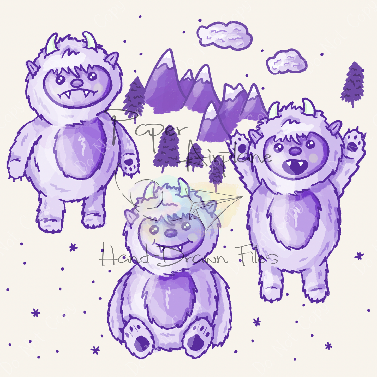 Snow Monster (Purple)