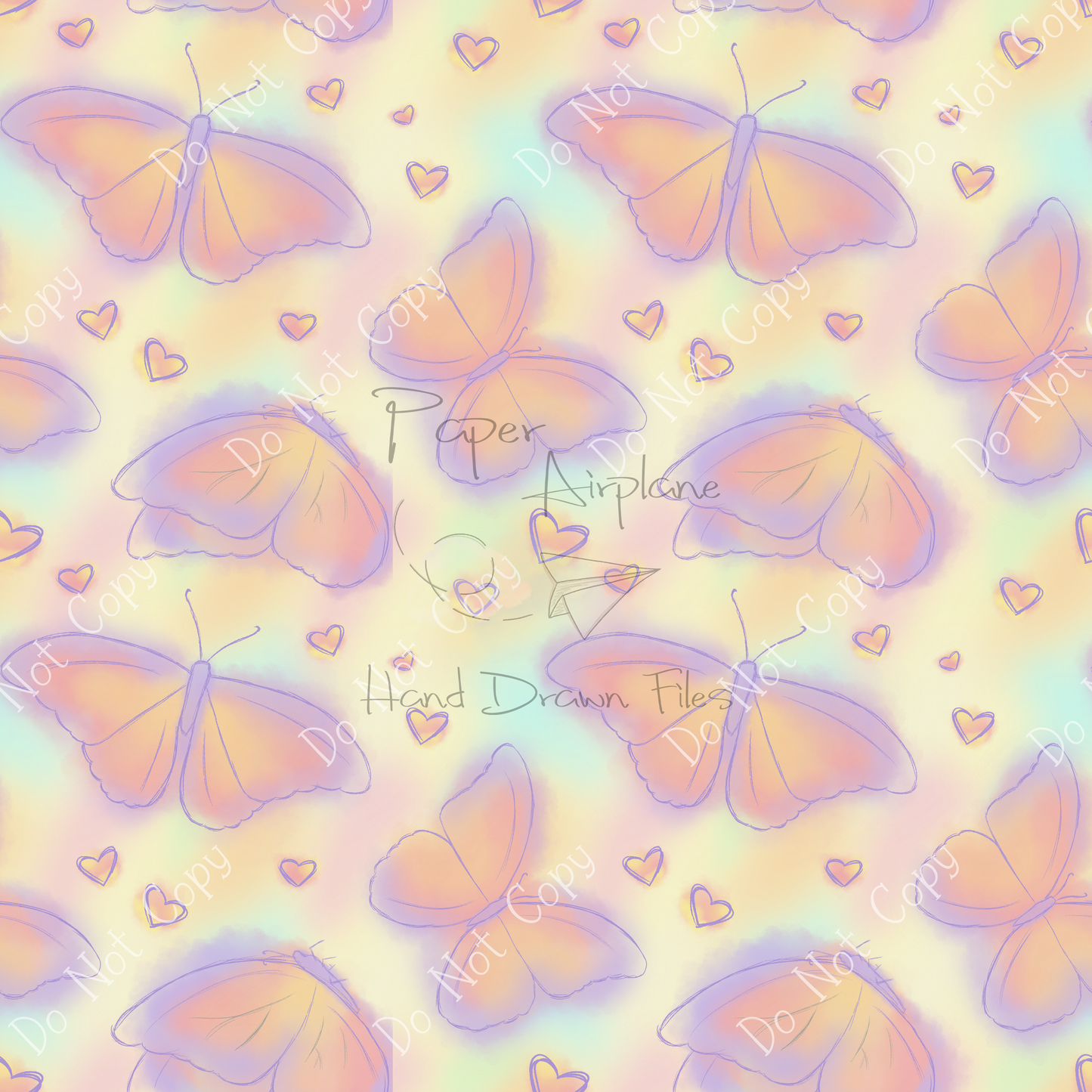 Butterflies (Warm Colors)