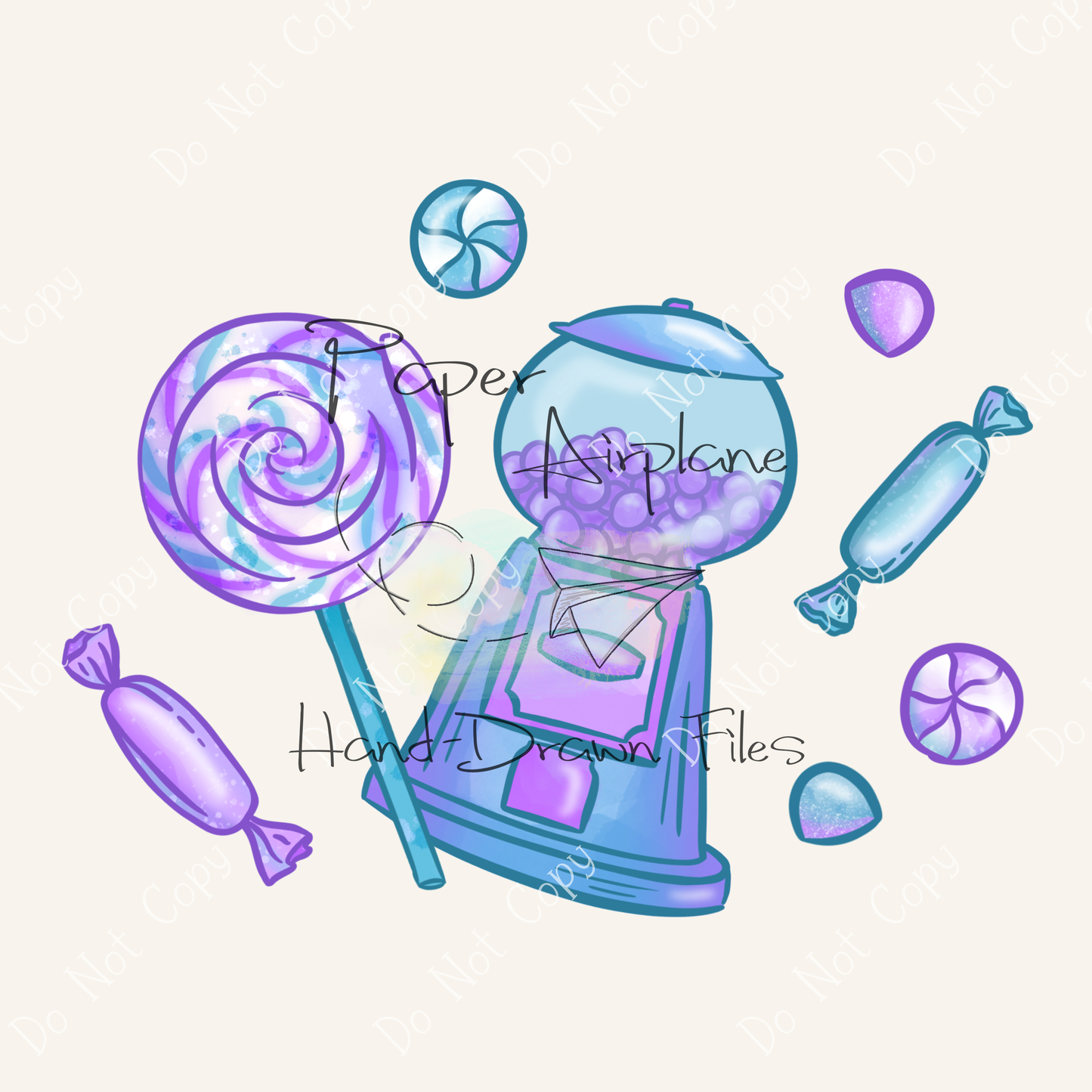 Candy (Purple/Teal)