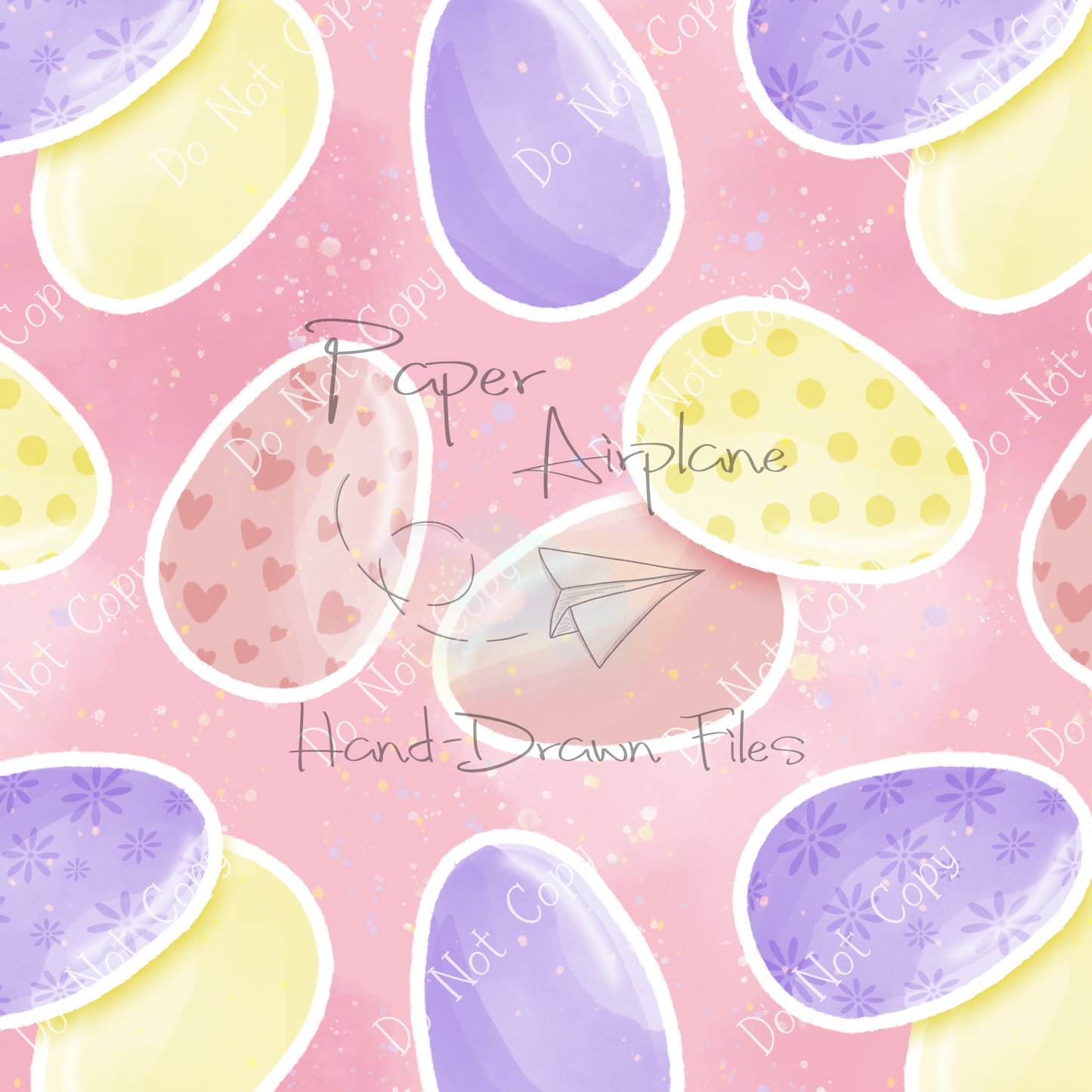 Easter Eggs (Pink, Purple, Yellow)