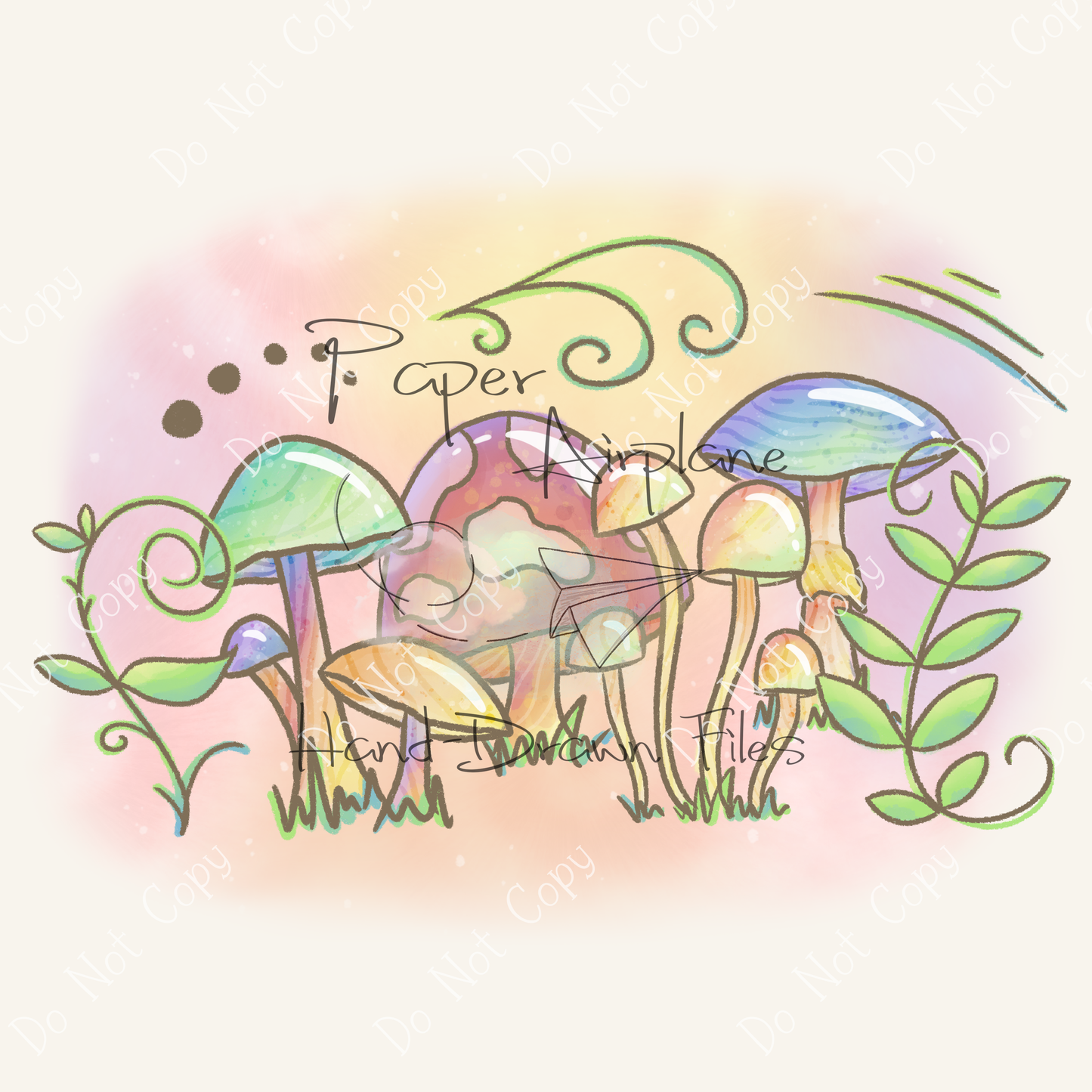 Mushrooms (Pink)
