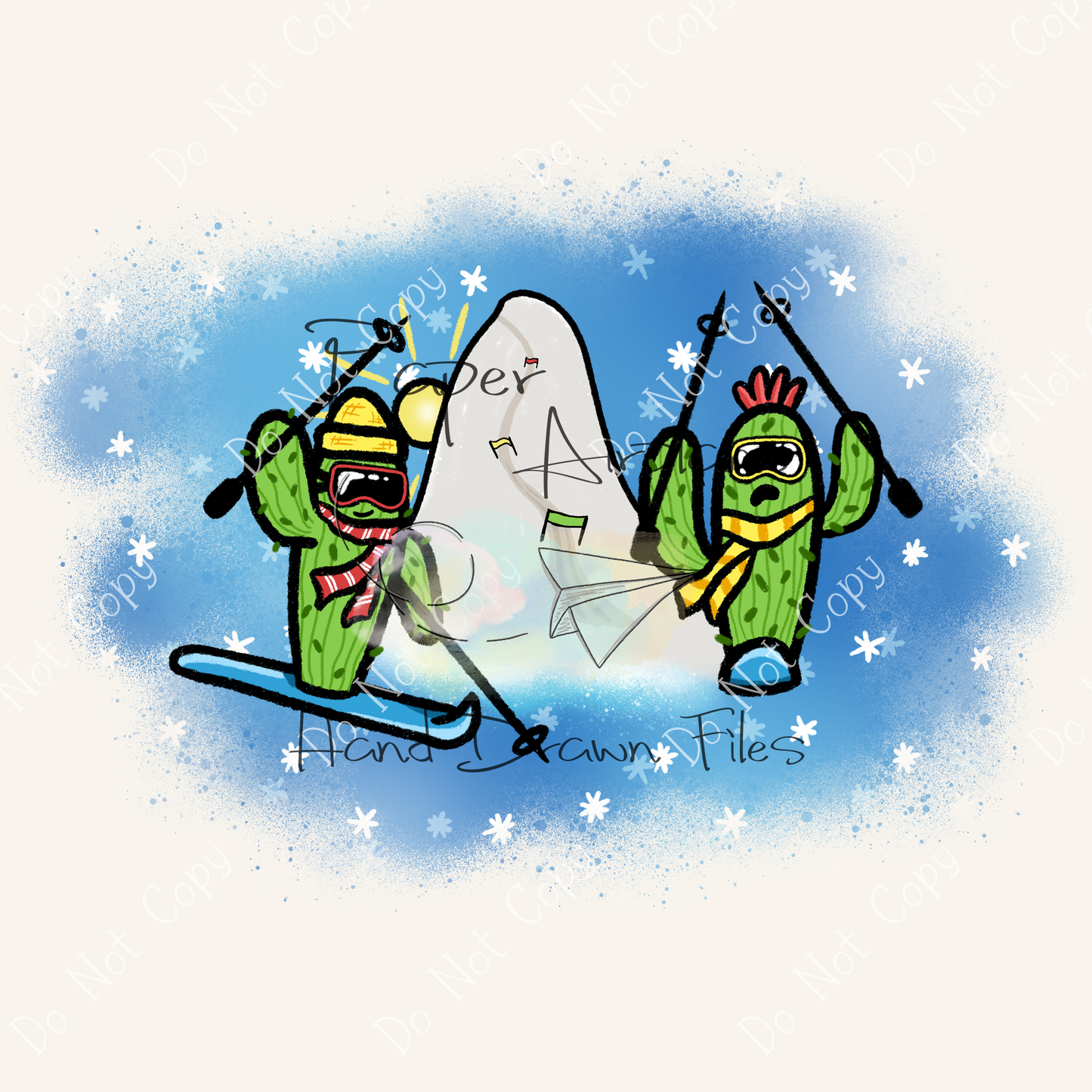 Skiing Cacti